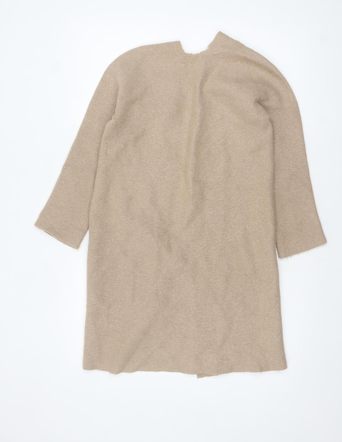 The White Company Womens Beige Wool Cashmere Cardigan XS