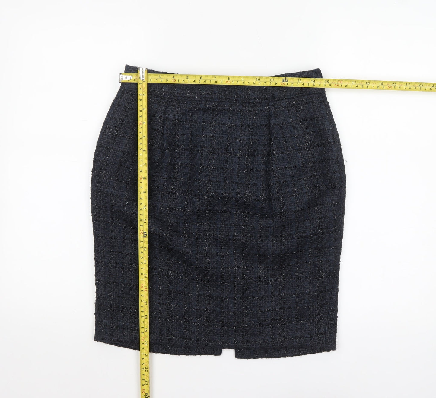 Womens UK Size 10 Marks and Spencer Straight & Pencil Tweed Skirt