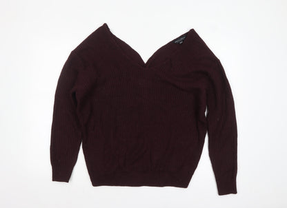 Womens UK Size 10 Dorothy Perkins Brown Pullover Jumper