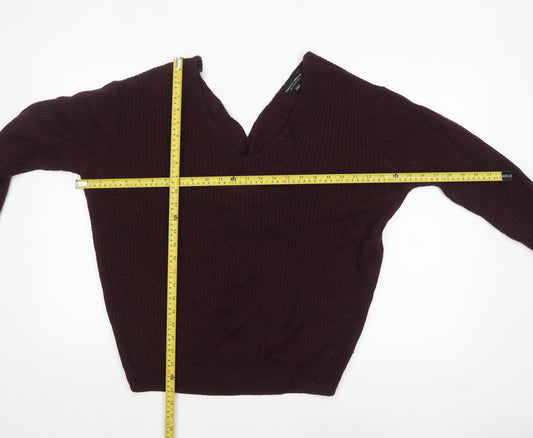 Womens UK Size 10 Dorothy Perkins Brown Pullover Jumper
