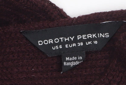 Womens UK Size 10 Dorothy Perkins Brown Pullover Jumper