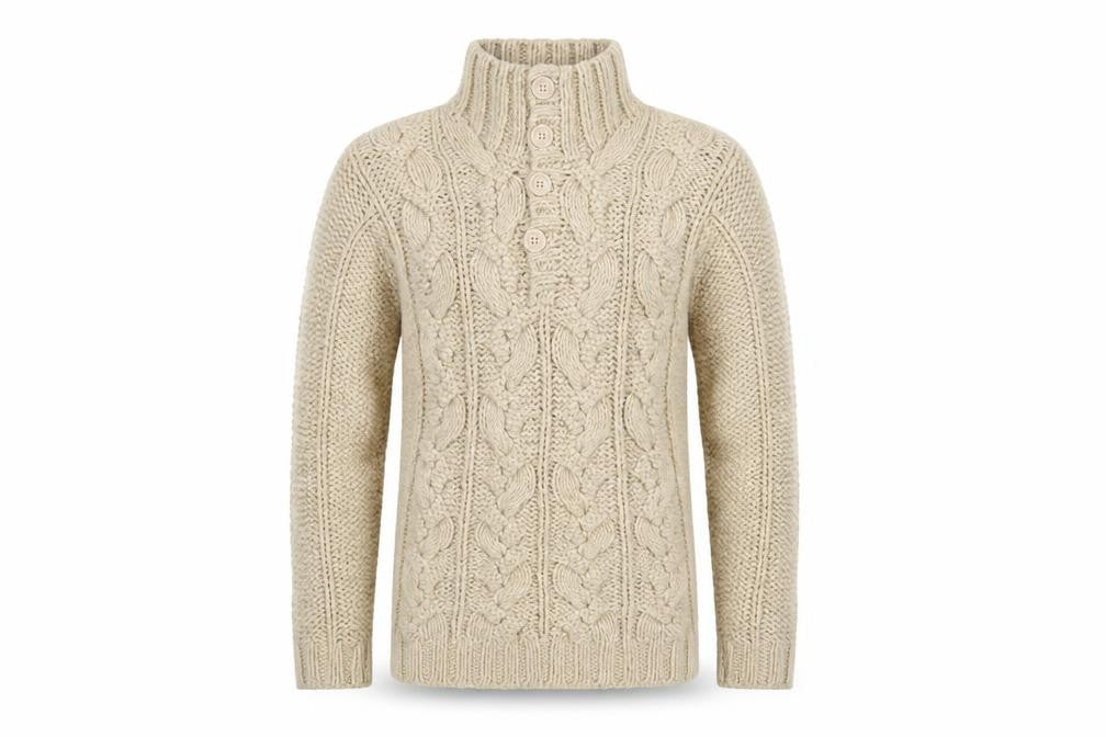 Mens UK Size L Rocha.John Rocha Beige Pullover Jumper