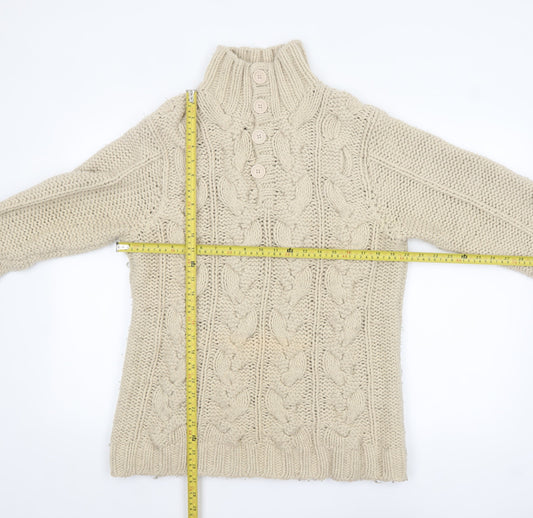 Mens UK Size L Rocha.John Rocha Beige Pullover Jumper