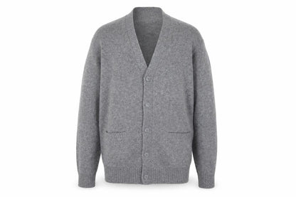 Mens UK Size M GU Grey Cardigan Jumper
