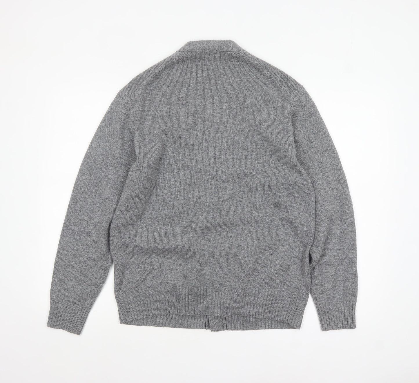 Mens UK Size M GU Grey Cardigan Jumper