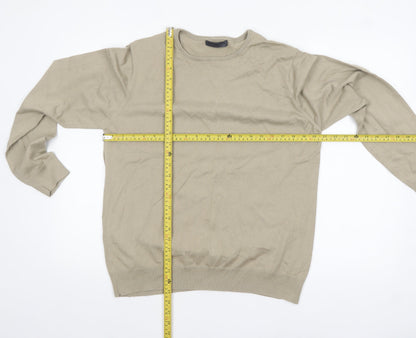 Mens UK Size M NEXT Beige Pullover Jumper
