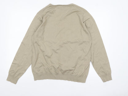 Mens UK Size M NEXT Beige Pullover Jumper
