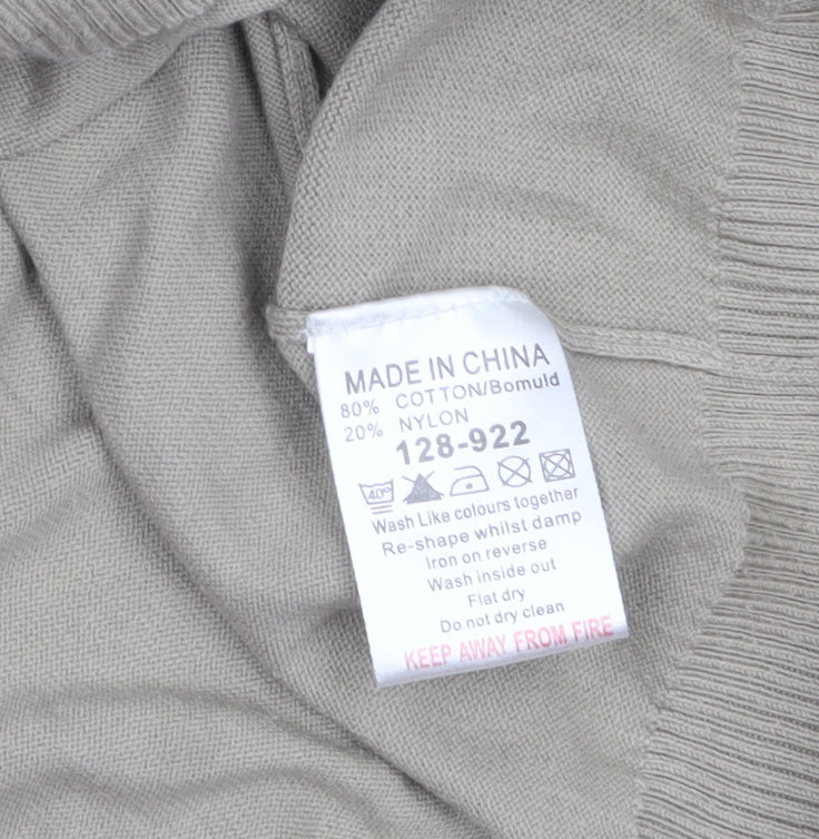 Mens UK Size M NEXT Beige Pullover Jumper