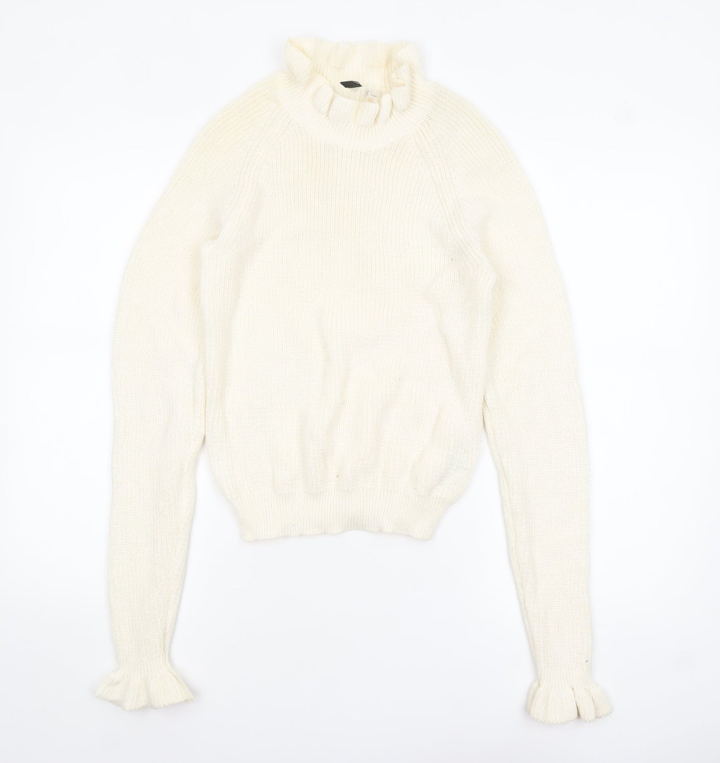 Womens UK Size S H&M Ivory Pullover Jumper