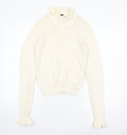 Womens UK Size S H&M Ivory Pullover Jumper