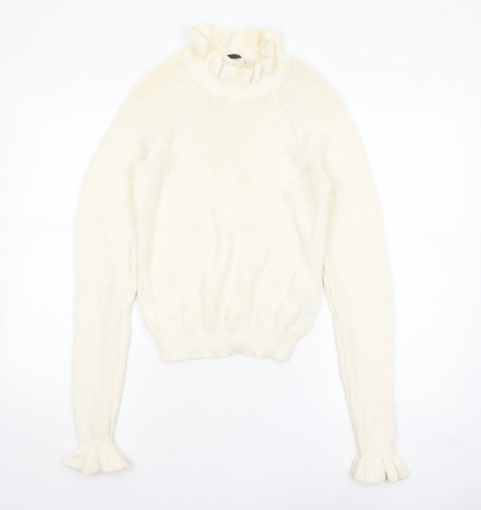 Womens UK Size S H&M Ivory Pullover Jumper