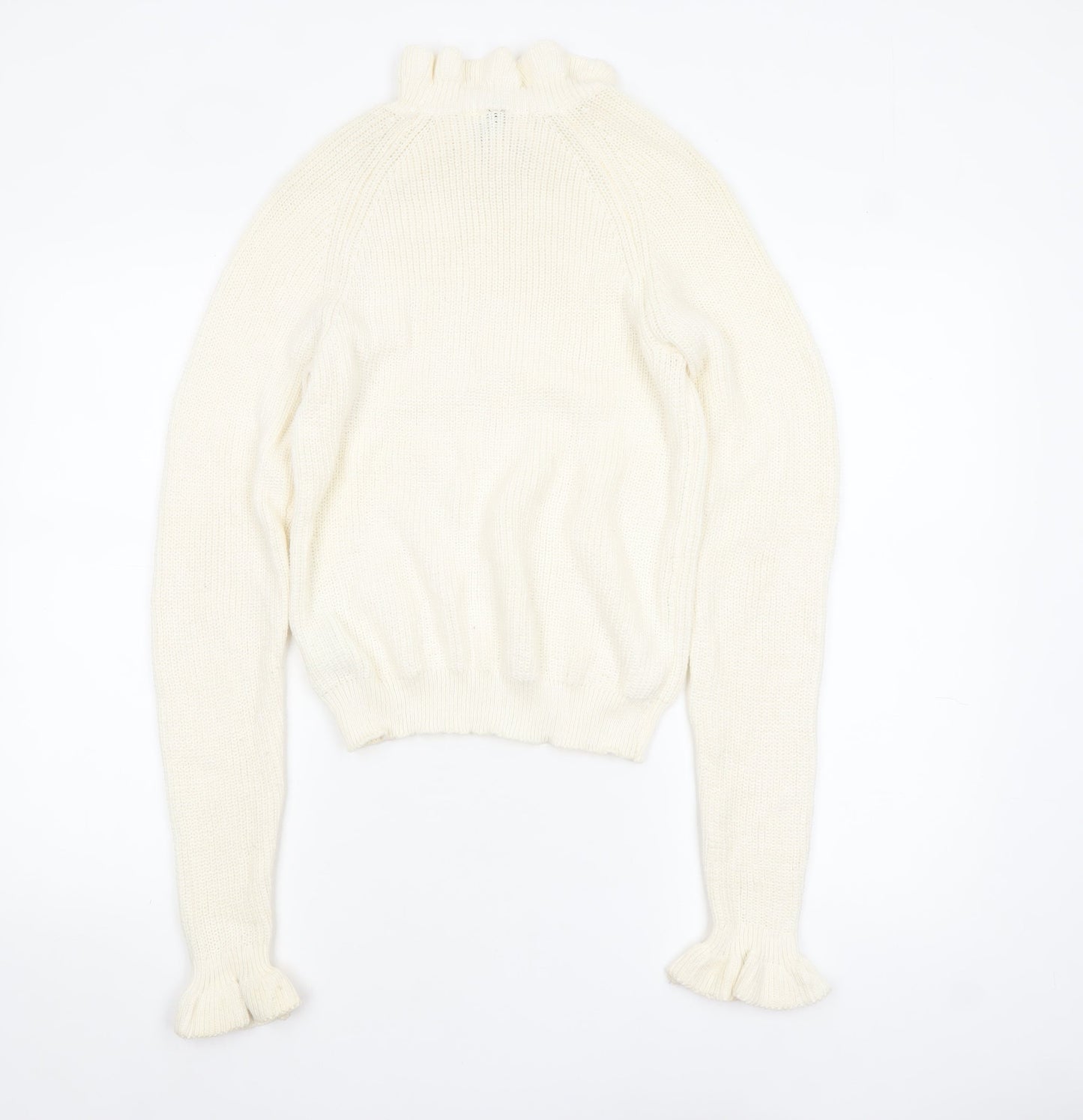 Womens UK Size S H&M Ivory Pullover Jumper