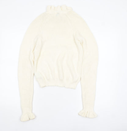 Womens UK Size S H&M Ivory Pullover Jumper