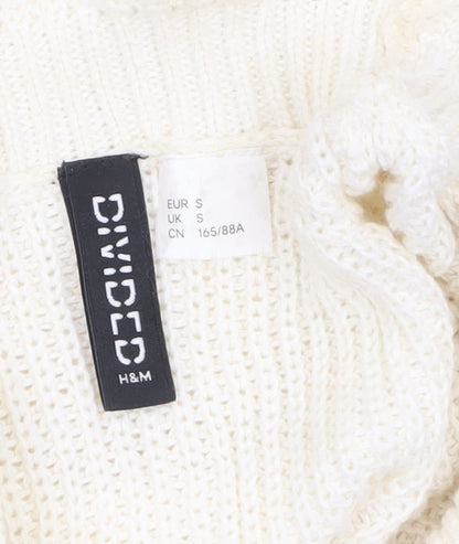 Womens UK Size S H&M Ivory Pullover Jumper