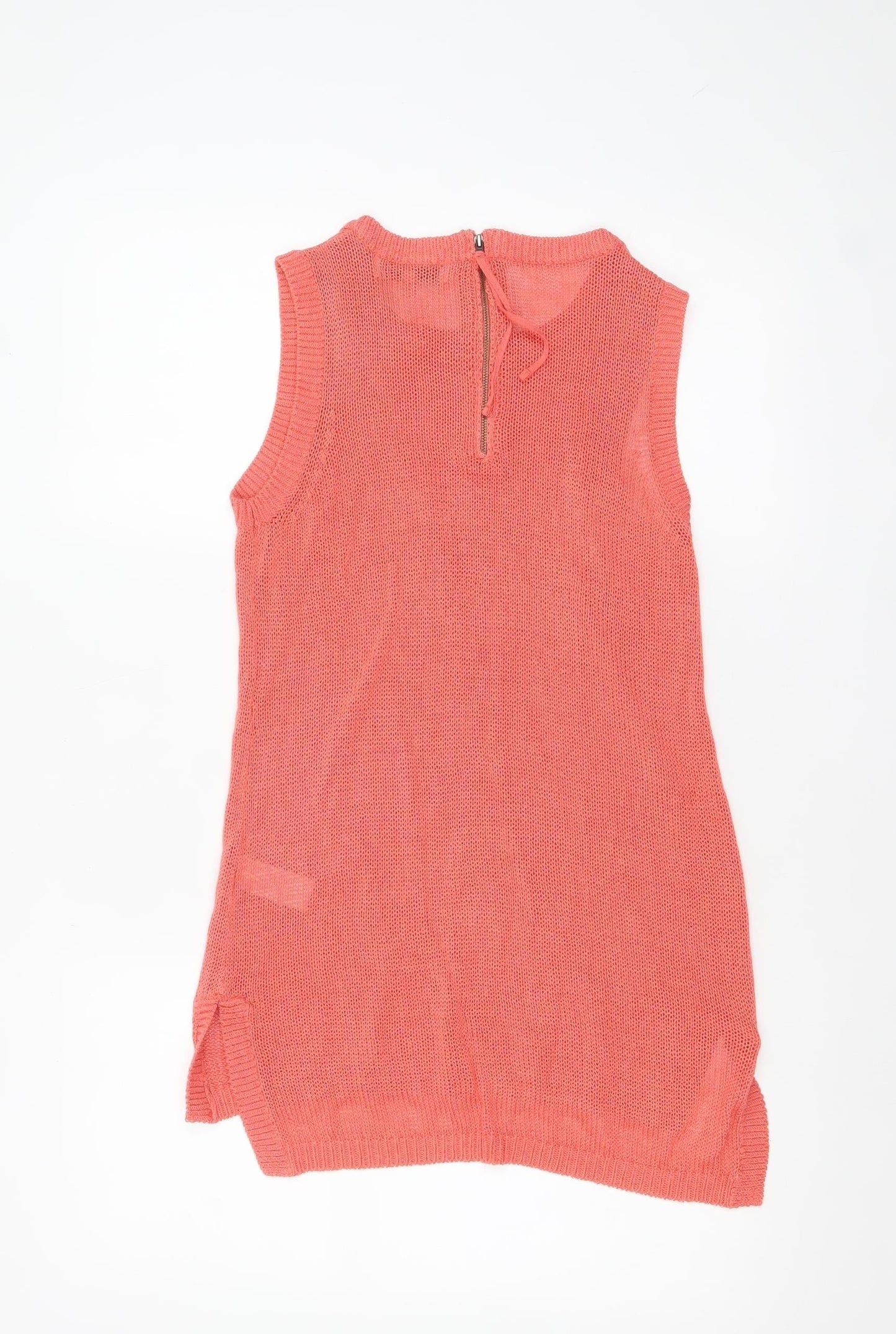 Womens UK Size 10 NEXT Pink Basic Tank