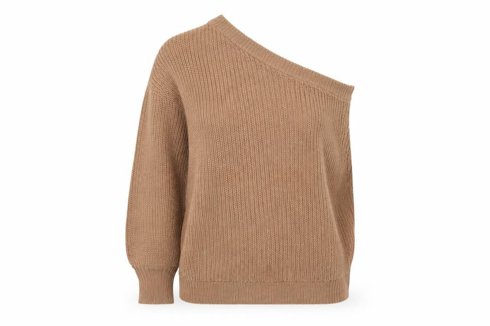 Womens UK Size S AX Paris Beige Pullover Jumper