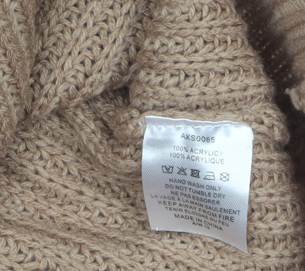 Womens UK Size S AX Paris Beige Pullover Jumper