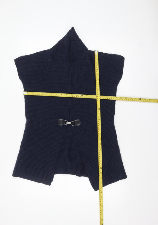 Womens UK Size 12 Paul Costelloe Blue Cardigan Jumper