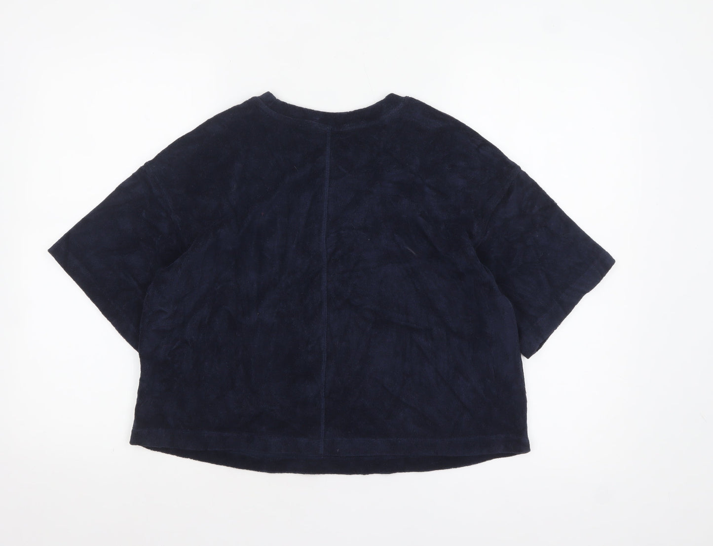 Womens UK Size 10 Marks and Spencer Blue Basic T-Shirt
