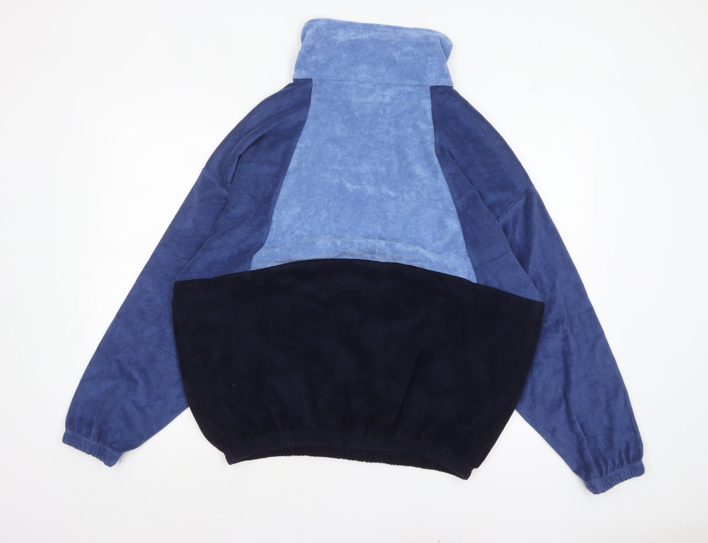 Mens UK Size M Howlin' Blue 1/2 Zip Sweatshirt