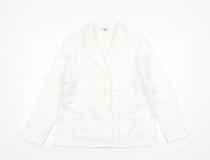 Womens UK Size 14/16 Damart Regular White Blazer