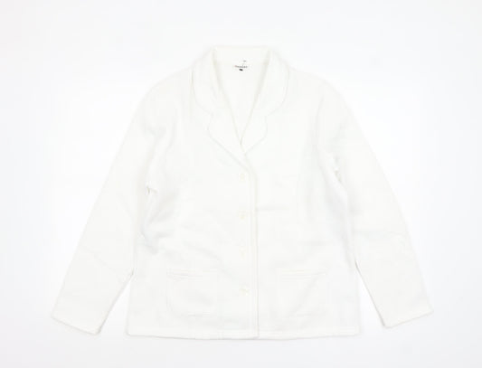 Womens UK Size 14/16 Damart Regular White Blazer