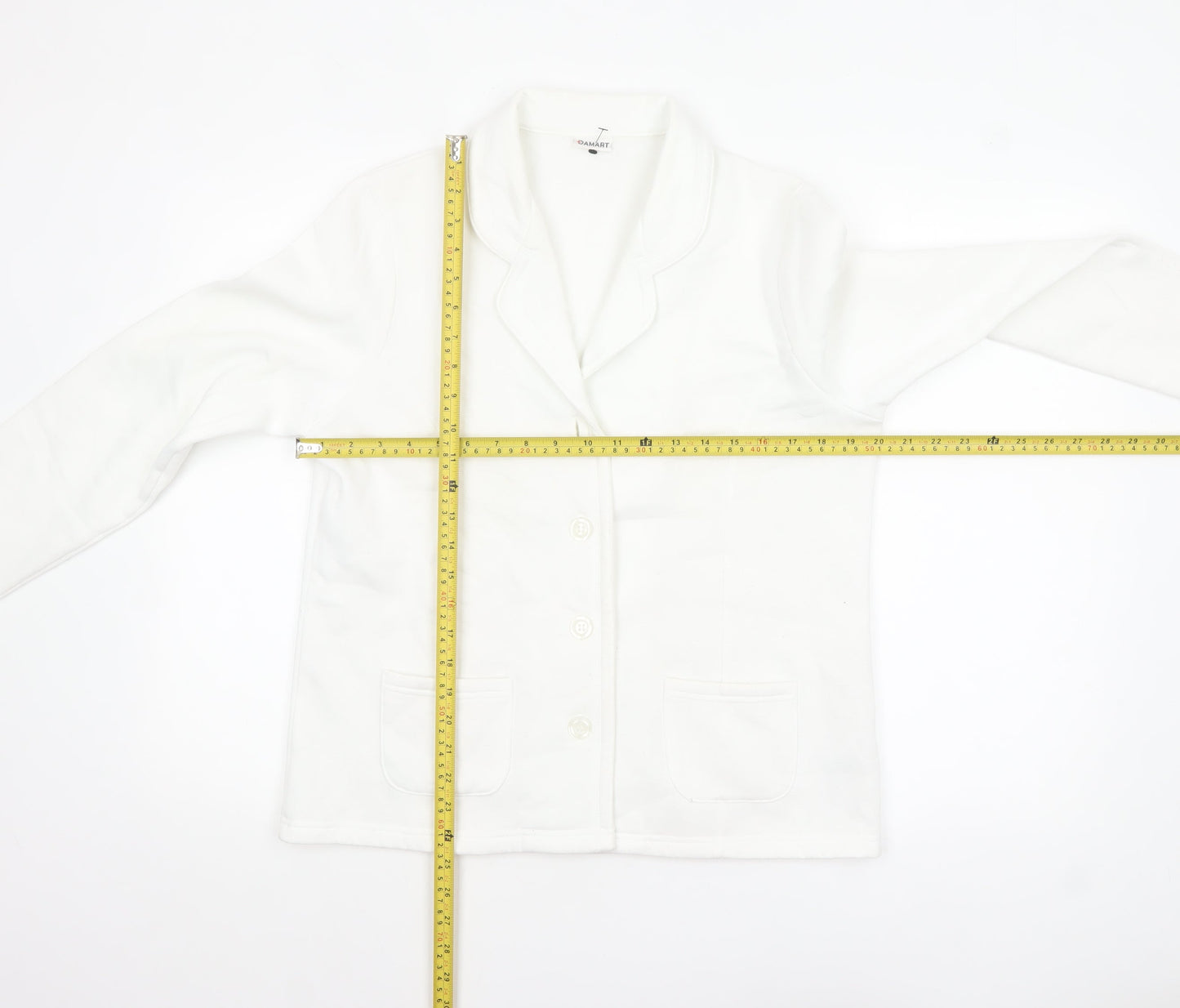 Womens UK Size 14/16 Damart Regular White Blazer