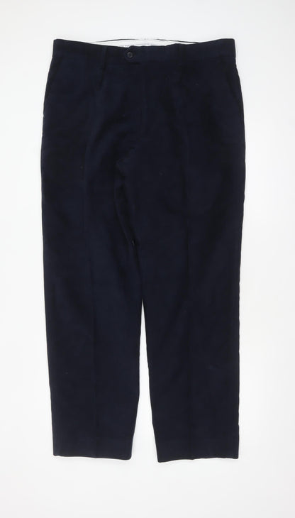 Mens UK Size 38R Joseph Turner Regular Fit Chino Blue Trousers