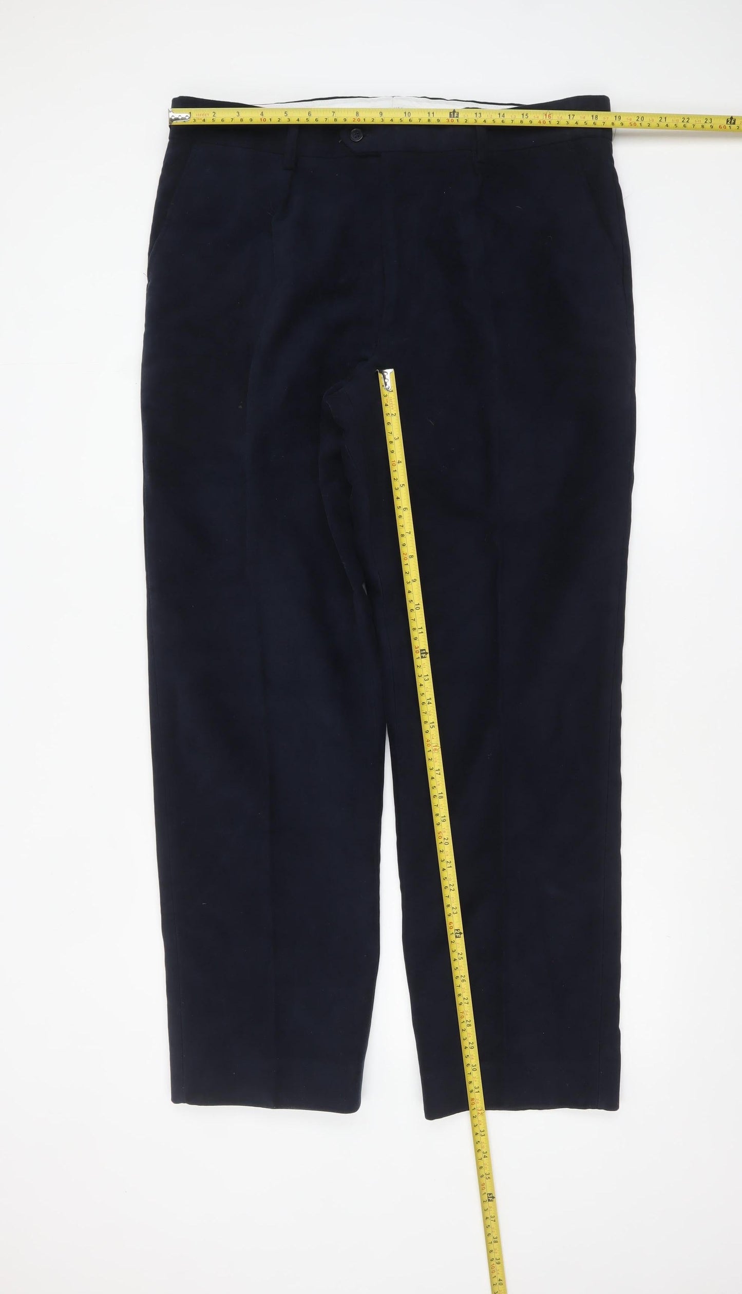 Mens UK Size 38R Joseph Turner Regular Fit Chino Blue Trousers