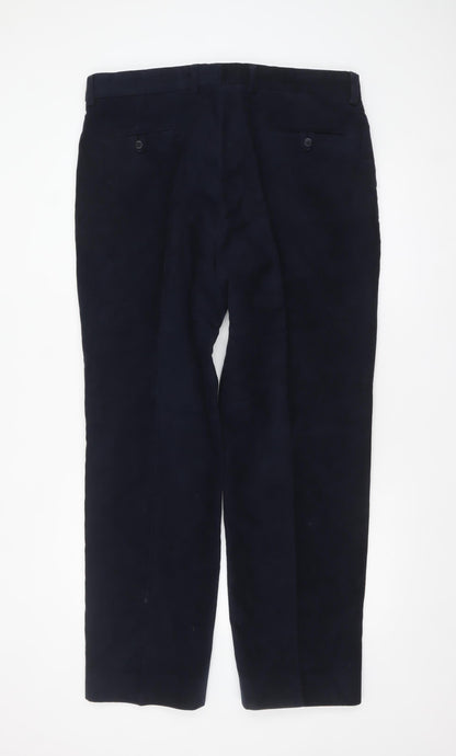 Mens UK Size 38R Joseph Turner Regular Fit Chino Blue Trousers