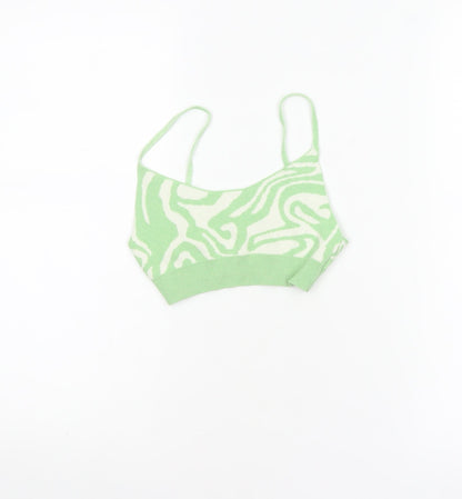 Womens UK Size XS Motel Green Camisole Tank
