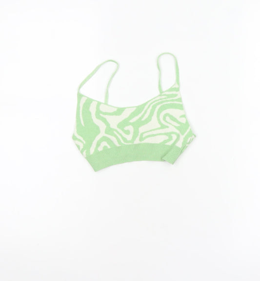 Womens UK Size XS Motel Green Camisole Tank
