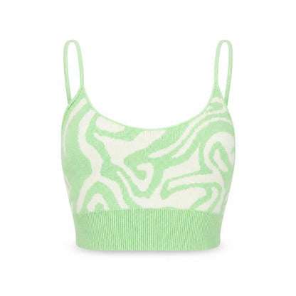 Womens UK Size XS Motel Green Camisole Tank