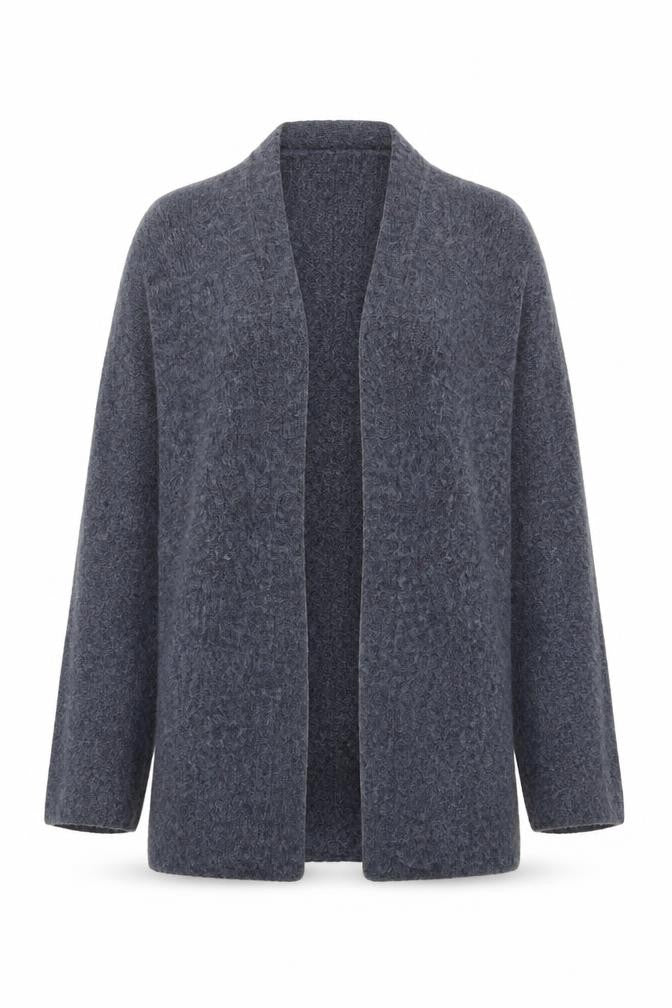 Womens UK Size L Fat Face Grey Cardigan Jumper