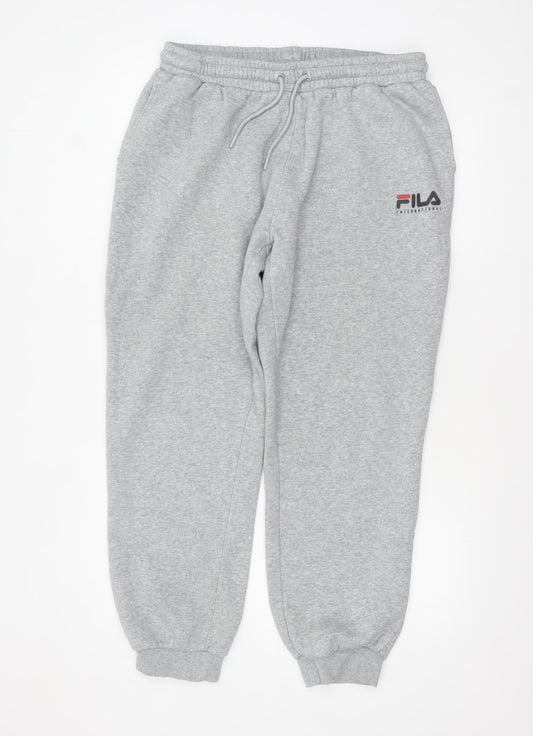Mens UK Size XL FILA Regular Fit Sweatpants Grey Trousers