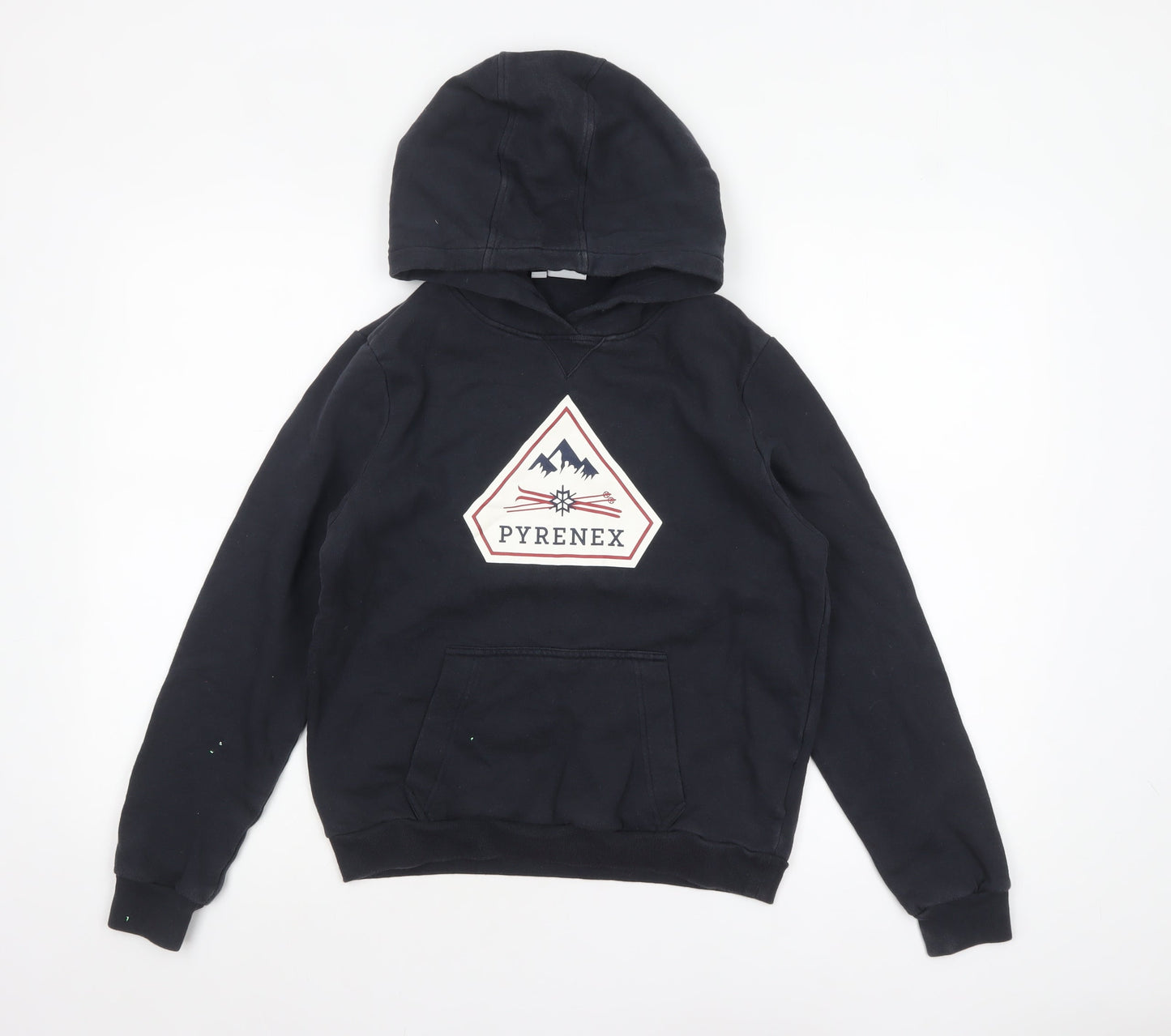 Boys UK Size 14 Years Pyrenex Black Pullover Hoodie