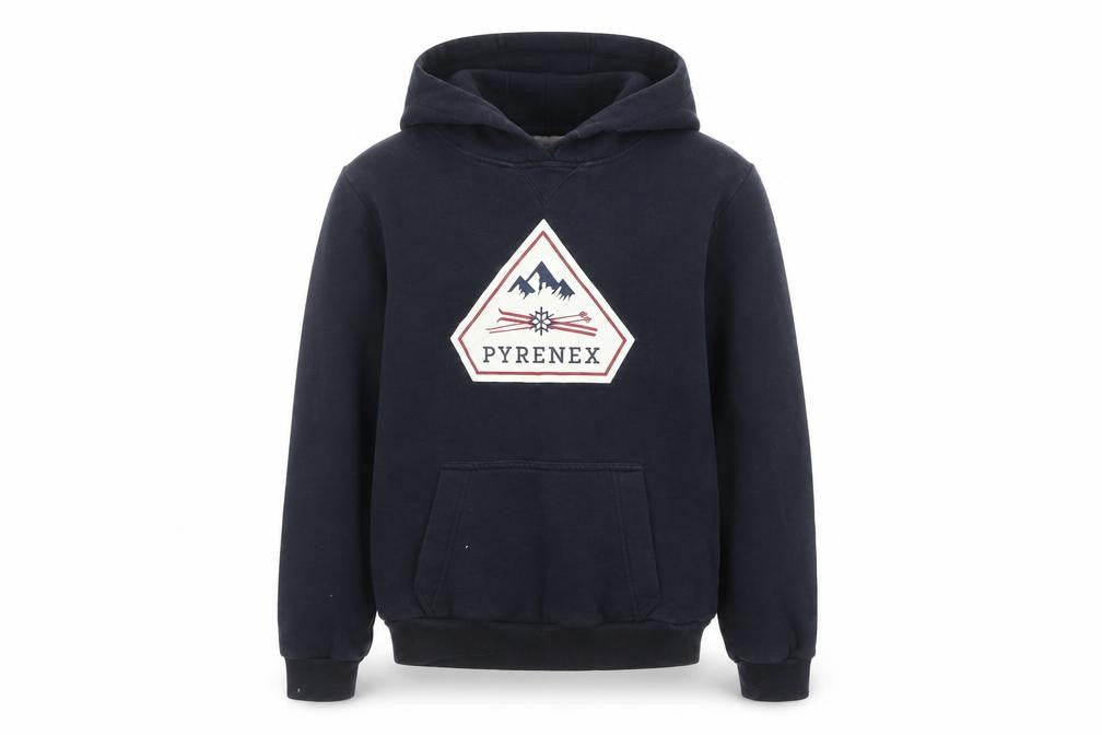 Boys UK Size 14 Years Pyrenex Black Pullover Hoodie