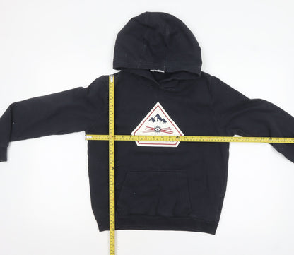 Boys UK Size 14 Years Pyrenex Black Pullover Hoodie