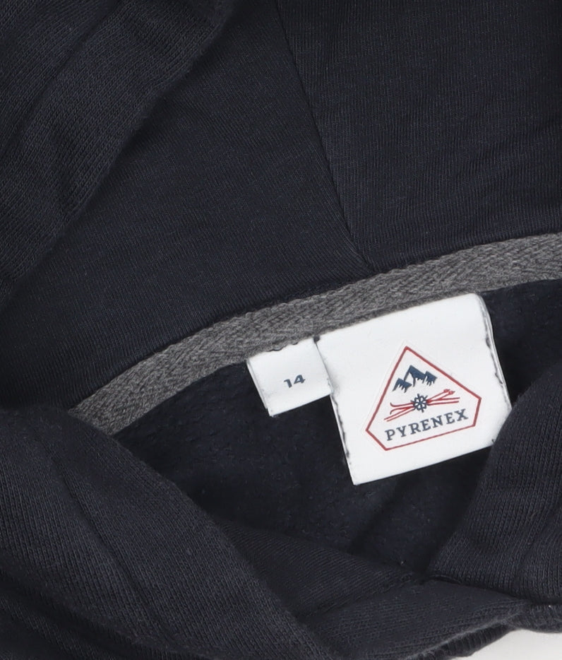 Boys UK Size 14 Years Pyrenex Black Pullover Hoodie