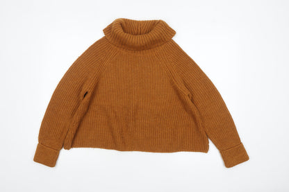 Womens UK Size 14 Marks and Spencer Brown Pullover Jumper