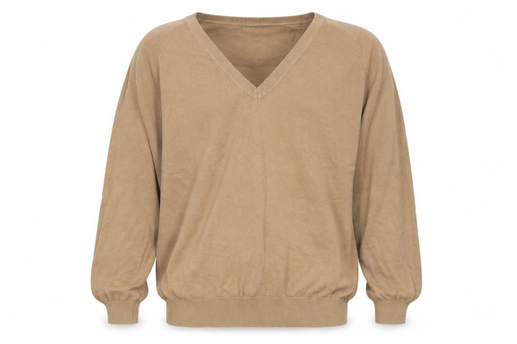 Mens UK Size L Kallspin Beige Pullover Jumper