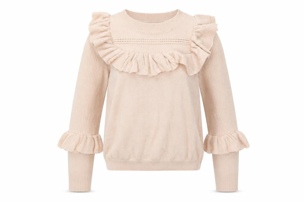 Womens UK Size 4 ASOS Beige Pullover Jumper