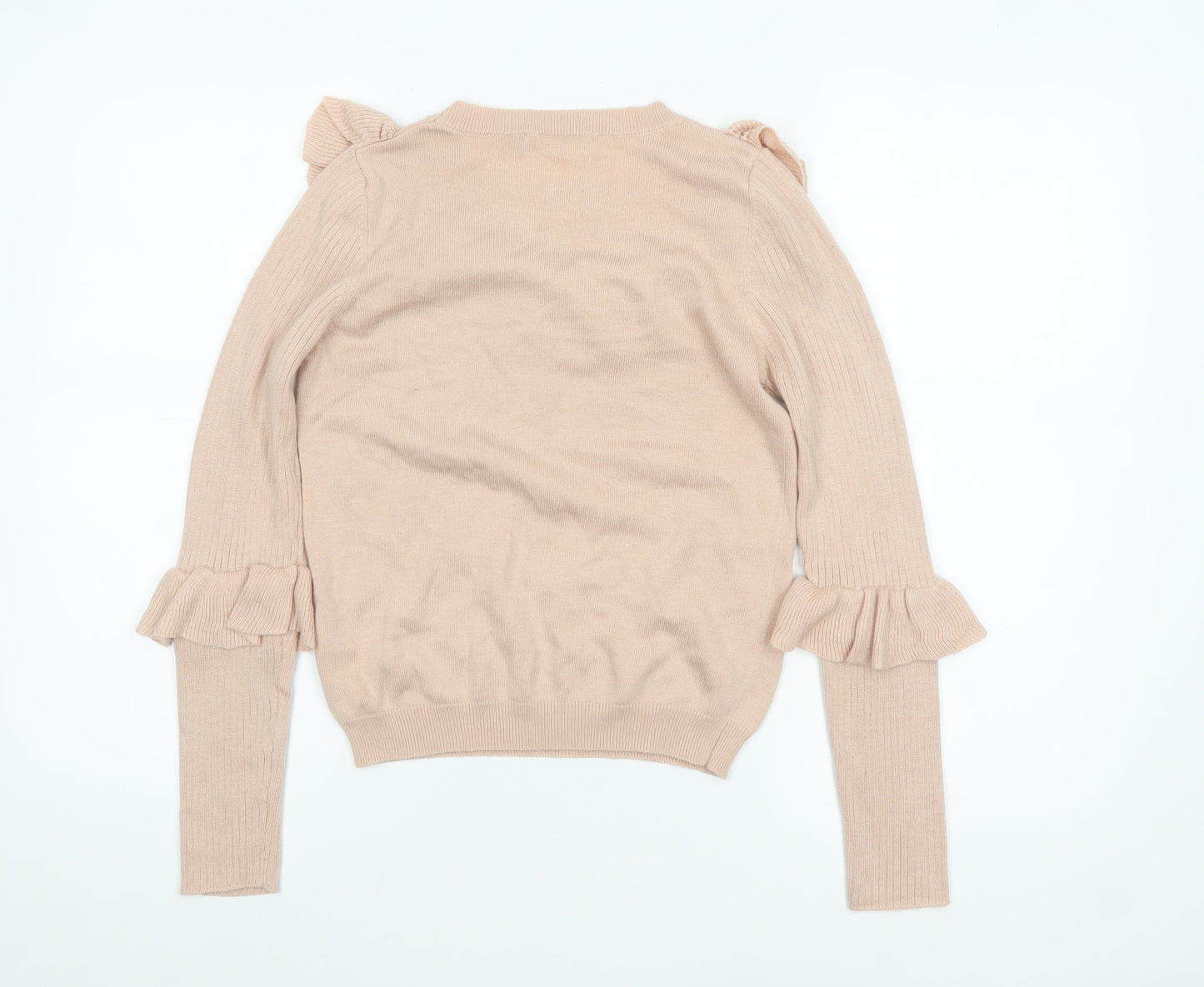 Womens UK Size 4 ASOS Beige Pullover Jumper