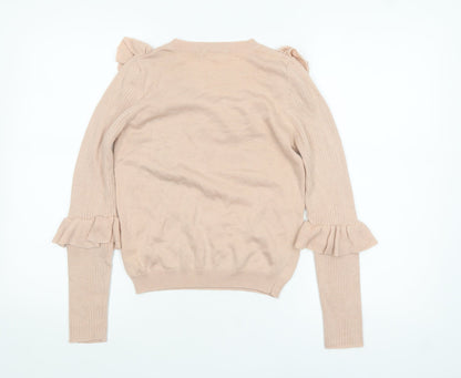 Womens UK Size 4 ASOS Beige Pullover Jumper