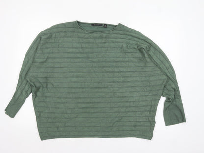 Cyrus Women Green 18 Plus Pullover Knit Jumper