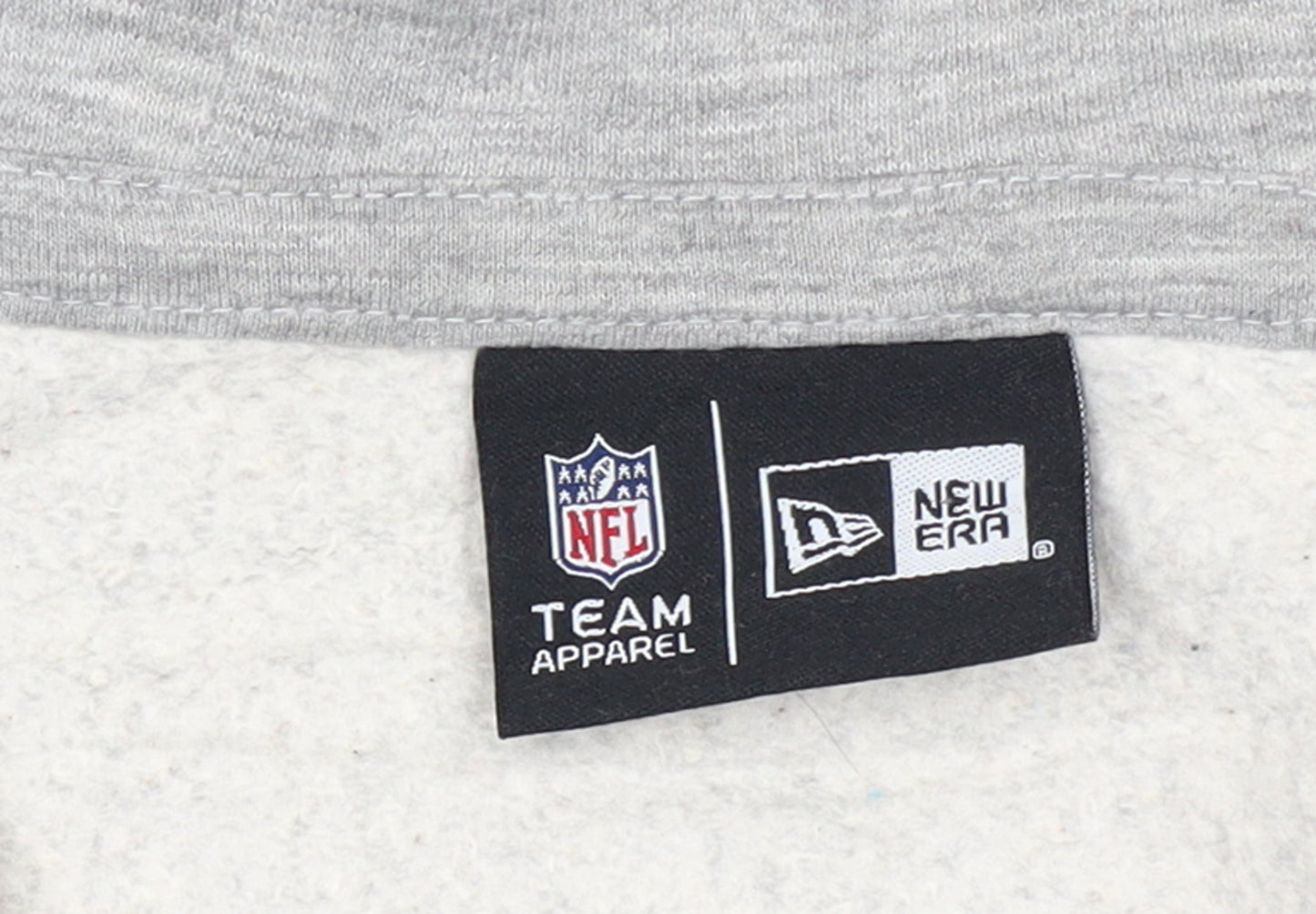 Mens UK Size XL New Era Grey Full Zip Hoodie