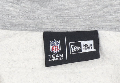 Mens UK Size XL New Era Grey Full Zip Hoodie