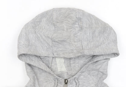 Mens UK Size XL New Era Grey Full Zip Hoodie