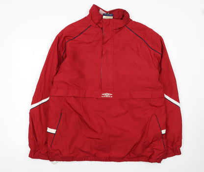 Mens UK Size L Umbro Red FootballRunning & JoggingHikingGym & Training Jacket