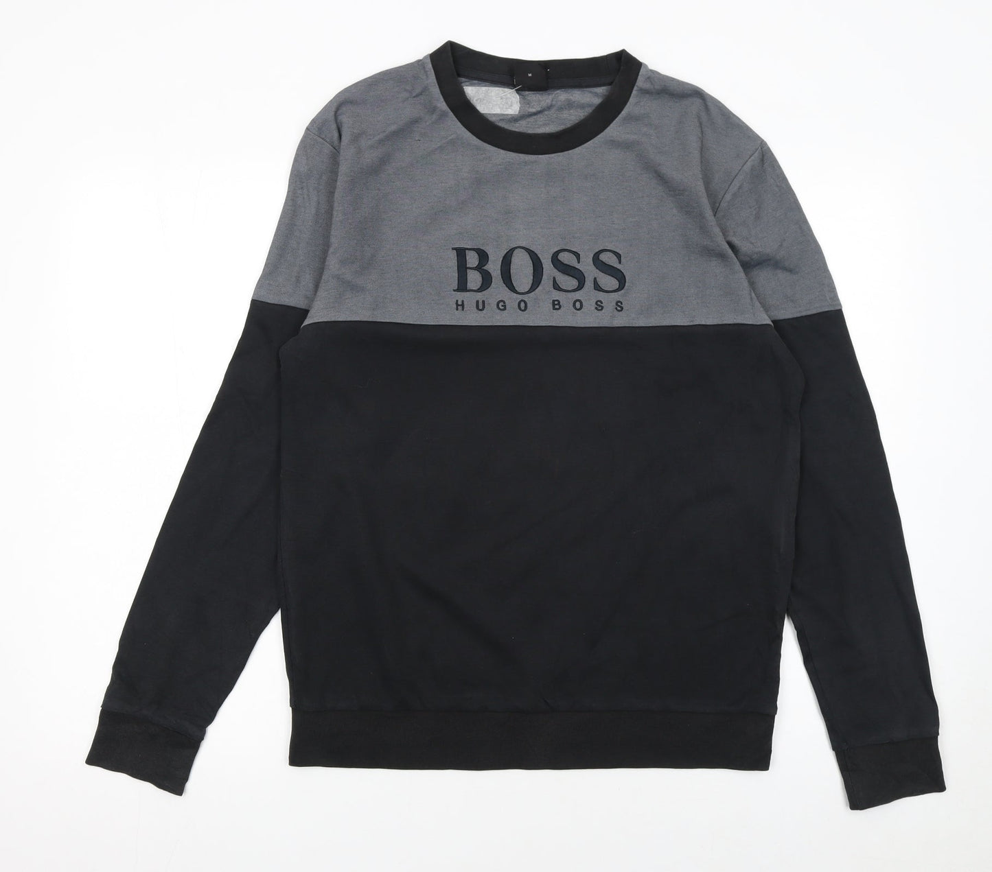 Mens UK Size M HUGO BOSS Multicoloured Pullover Sweatshirt